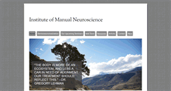 Desktop Screenshot of manualneuroscience.com