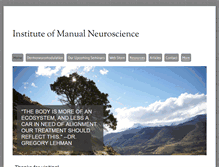 Tablet Screenshot of manualneuroscience.com